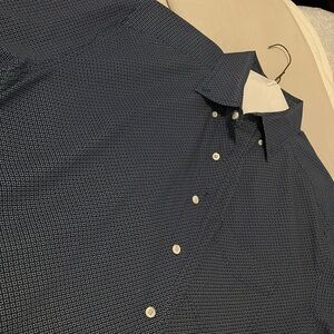 Panhandle Men’s Blue Patterned Buttom down Shirt